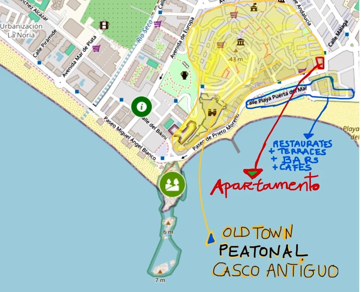 Central Almunecar, Beach Playa 125 Metres, By Old Town Kültér fotó